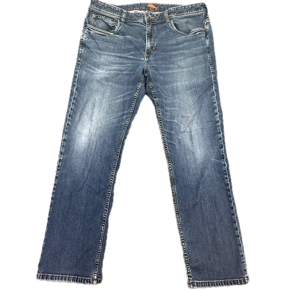 Tommy Bahama Sand Drifter Jeans Mens 36x30 Blue Straight Leg Medium Wash Denim